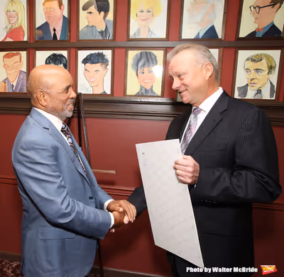 Max Klimavicius and Berry Gordy Photo