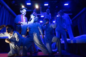 Simon Henriques, Sam Bell-Gurwitz, Christopher Fitzsimmons, Anna Nemetz, Justin Phillips, Molly Jones, Madeline Boles, & Jared Bellot @ BroadwayWorld Simon Henriques, Sam Bell-Gurwitz, Christopher Fitzsimmons, Anna Nemetz, Justin Phill Photo