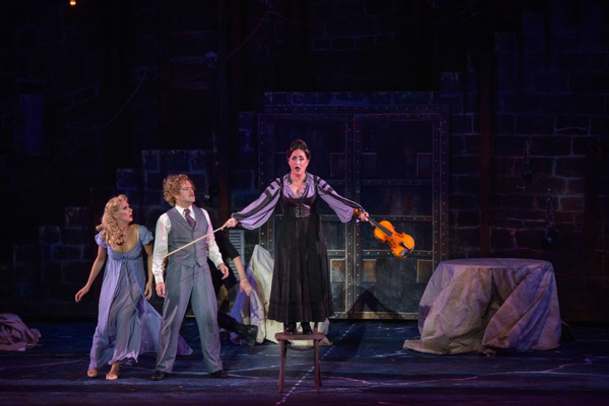 Stephanie Gibson, Robert Petkoff and Vicki Lewis at 