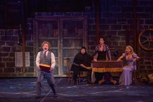 Robert Petkoff, Steve Rosen, Vicki Lewis and Stephanie Gibson Photo