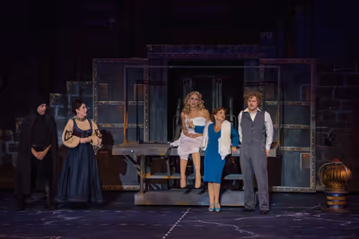 Steve Rosen, Vicki Lewis, Stephanie Gibson, Jennifer Cody and Robert Petkoff Photo