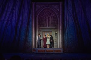 Robert Petkoff, Vicki Lewis, Stephanie Gibson and Steve Rosen Photo