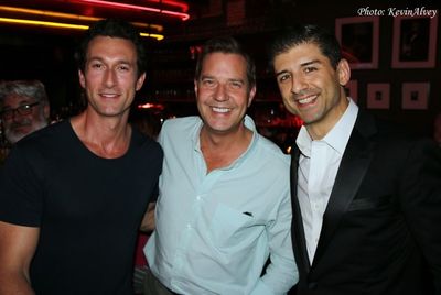 Aaron Lazar, Steven Reineke and Tony Yazbeck Photo