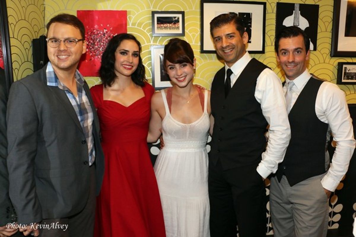 Howard Emanuel, Melinda Sullivan, Katie Huff, Tony Yazbeck and Clyde Alves at 