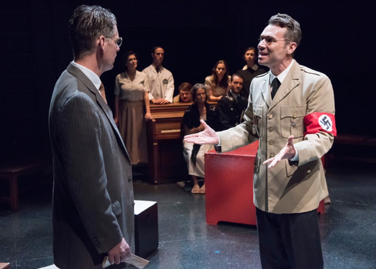 Michael Kaye (Halder) and Adam Ludwig (Eichmann) at 