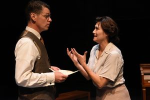 Michael Kaye (Halder) and Valerie Leonard (Helen) Photo