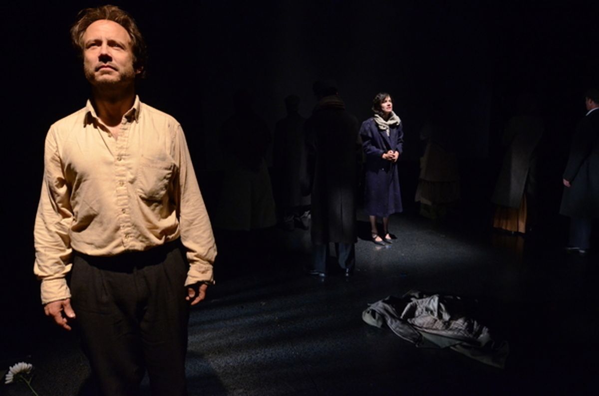 Alex Draper (Bela) and Stephanie Janssen (Ilona) at 