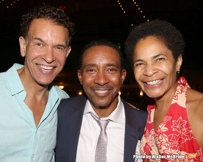 Brian Stokes Mitchell, Charles Randolph-Wright and Allyson Tucker Photo