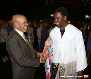 Berry Gordy and Rod Harrelson  Photo