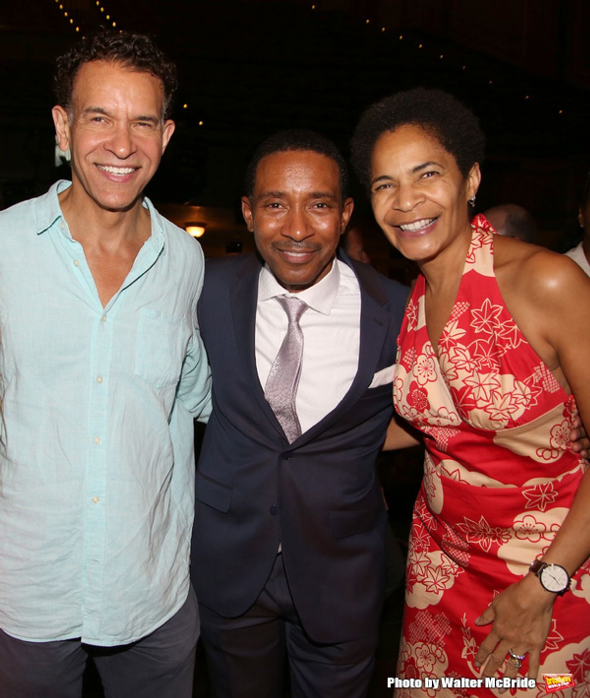 Charles Randolph-Wright, Brian Stokes Mitchell and Allyson Tucker  at 
