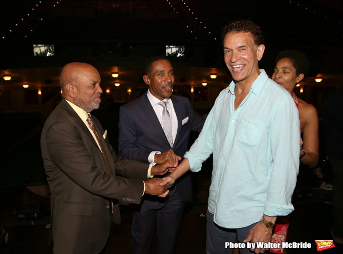Charles Randolph-Wright, Berry Gordy, Allyson Tucker and Brian Stokes Mitchell  at 