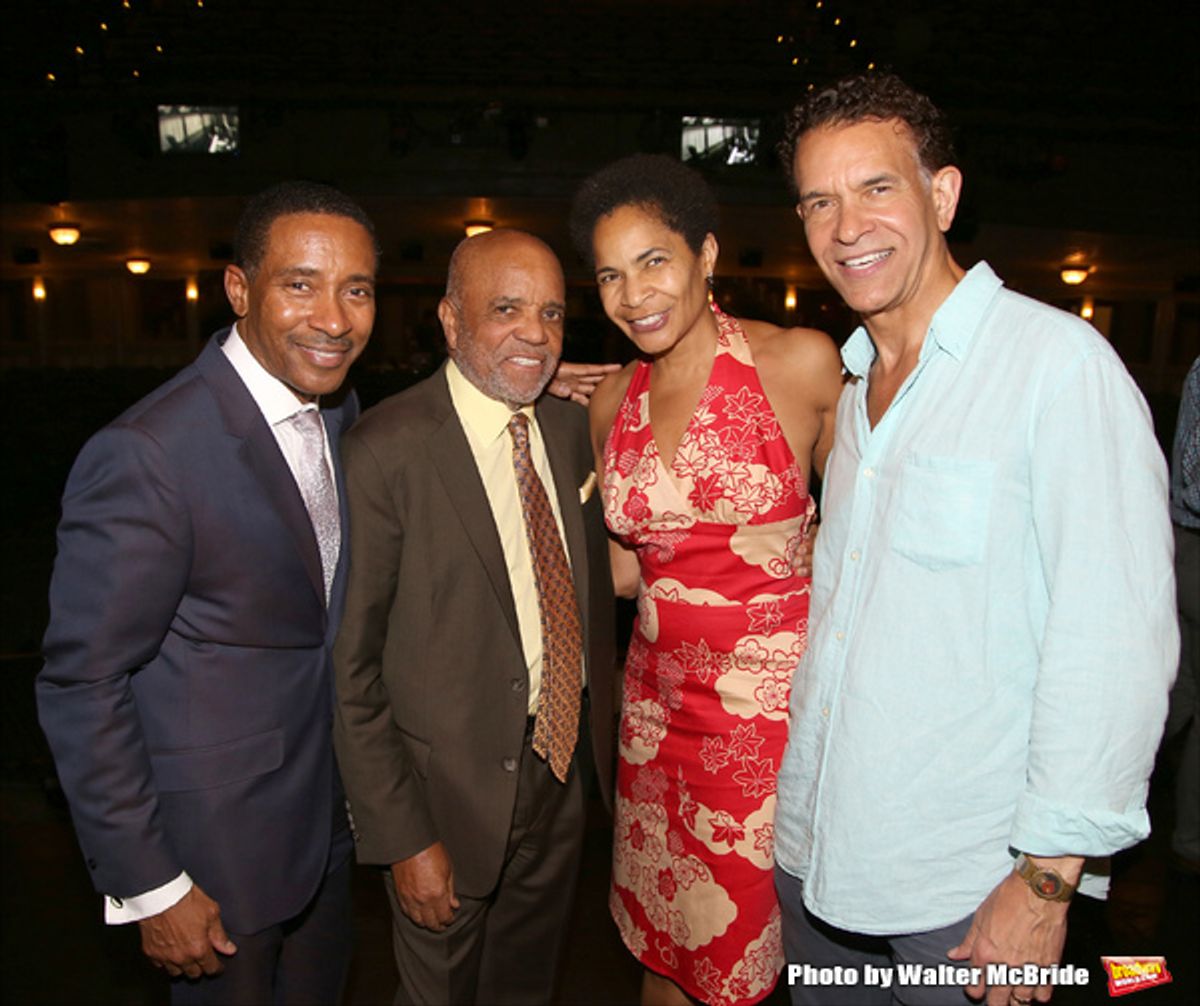 Charles Randolph-Wright, Berry Gordy, Allyson Tucker and Brian Stokes Mitchell  at 