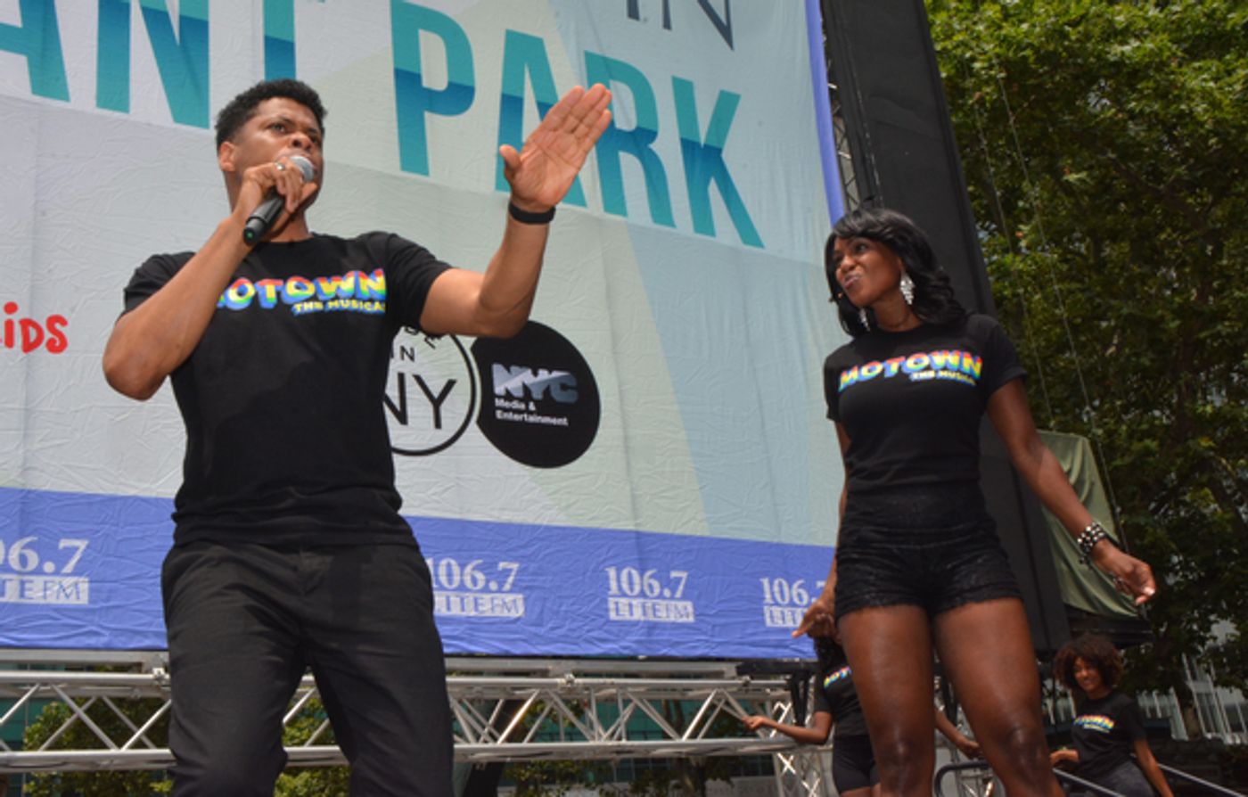 Photo Coverage: Casts of MOTOWN, CHICAGO & More Return to Broadway in Bryant Park!  Image