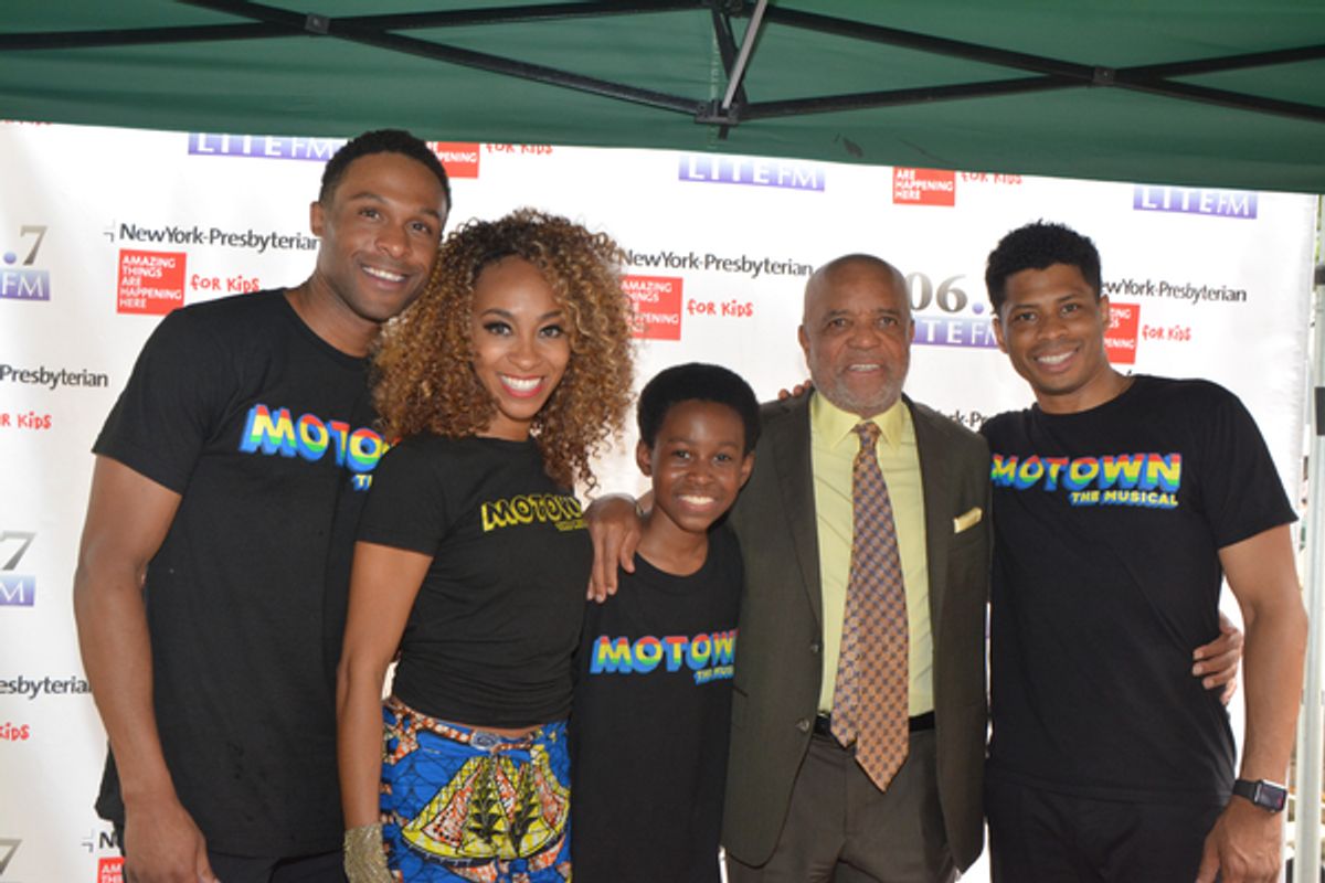 Jarran Muse, Allison Semmes, J.J. Batteast, Berry Gordy and Chester Gregory at 