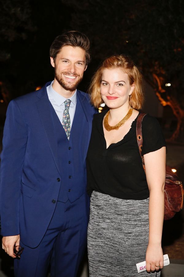 Cast member Steven Good and wife Minea Good pose during the party for the opening nig Photo