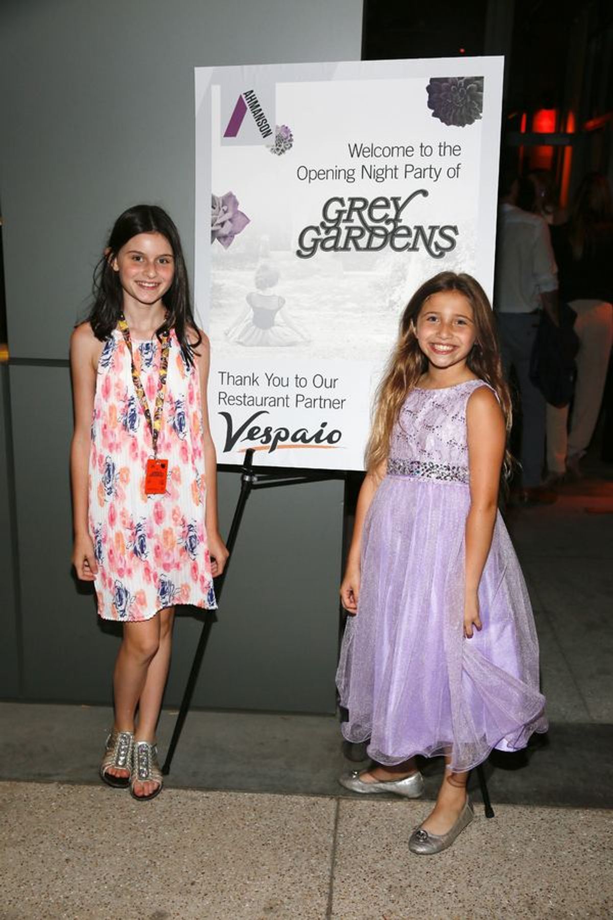 From left, cast members Katie Silverman and Peyton Ella at the party after the opening night performance of 'Grey Gardens' The Musical at Center Theatre Group/Ahmanson Theatre on Wednesday, July 13, 2016, in Los Angeles, California. (Photo by Ryan Miller/ at 