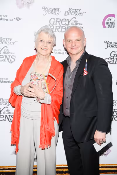 Actress Angela Lansbury and  Michael Wilson  Photo