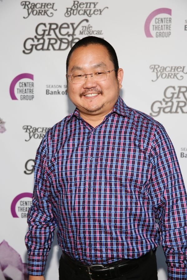 Actor Aaron Takahashi arrives for the opening night performance of 