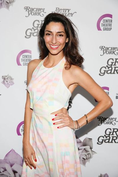 Actress Necar Zadegan arrives for the opening night performance of "Grey Gardens" The Photo