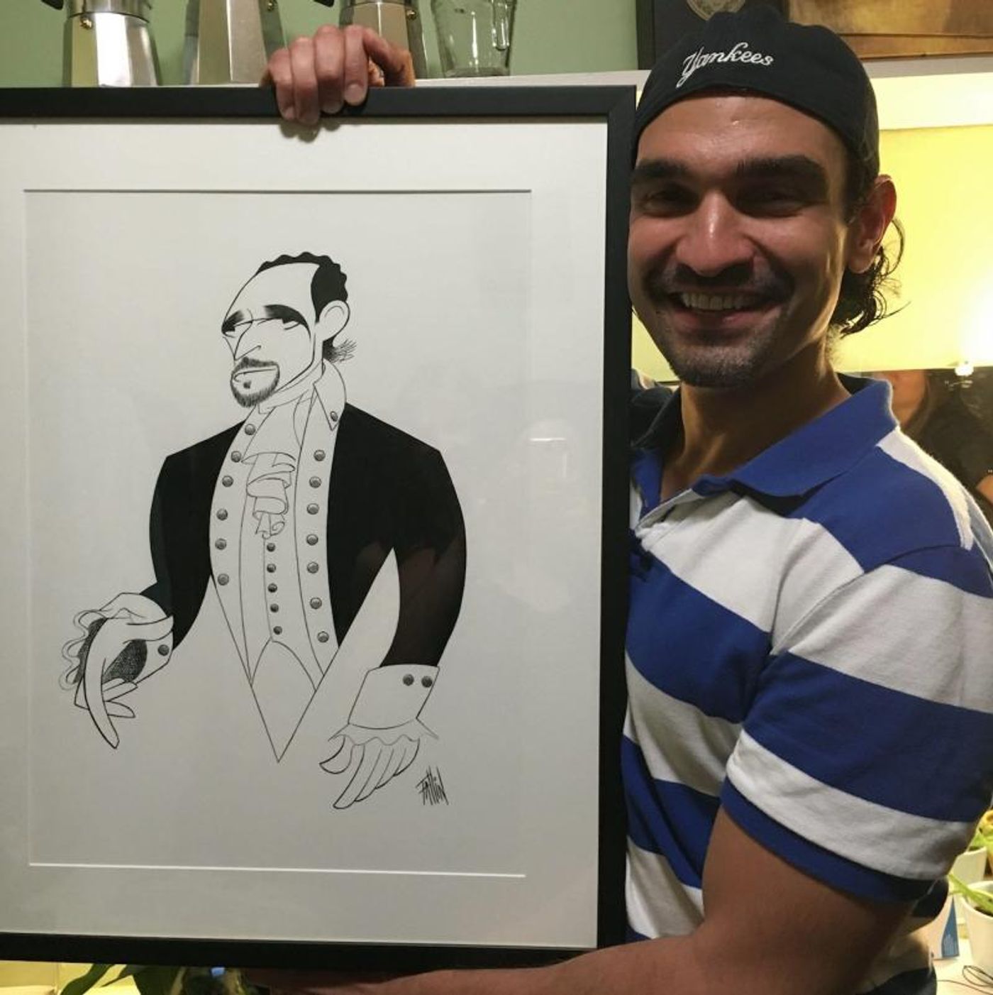 BWW Exclusive: Ken Fallin Draws the Stage - New HAMILTON Leading Man, Javier Munoz  Image
