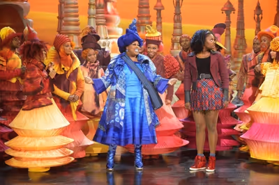 Amber Riley as Addapearle, Shanice Williams as Dorothy Photo