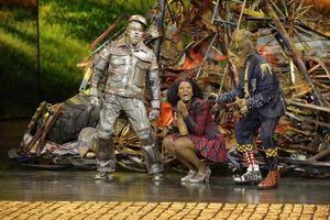 Ne-Yo as Tin-Man, Shanice Williams as Dorothy, Elijah Kelley as Scarecrow @ BroadwayWorld Ne-Yo as Tin-Man, Shanice Williams as Dorothy, Elijah Kelley as Scarecrow Photo
