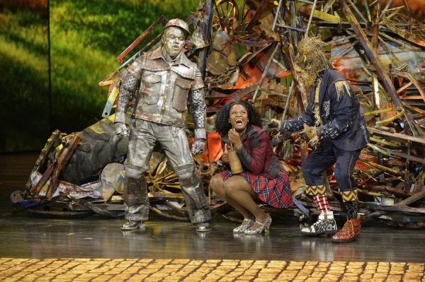 Ne-Yo as Tin-Man, Shanice Williams as Dorothy, Elijah Kelley as Scarecrow Photo