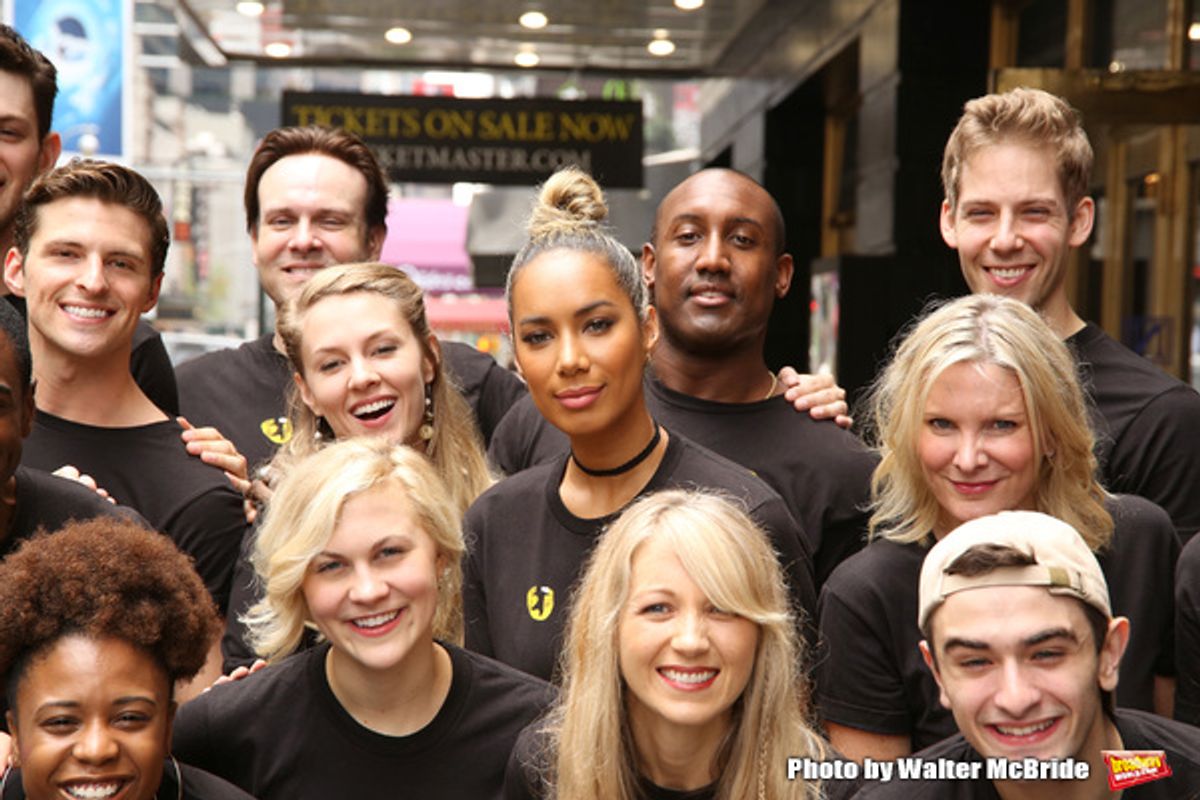 Leona Lewis and cast at 