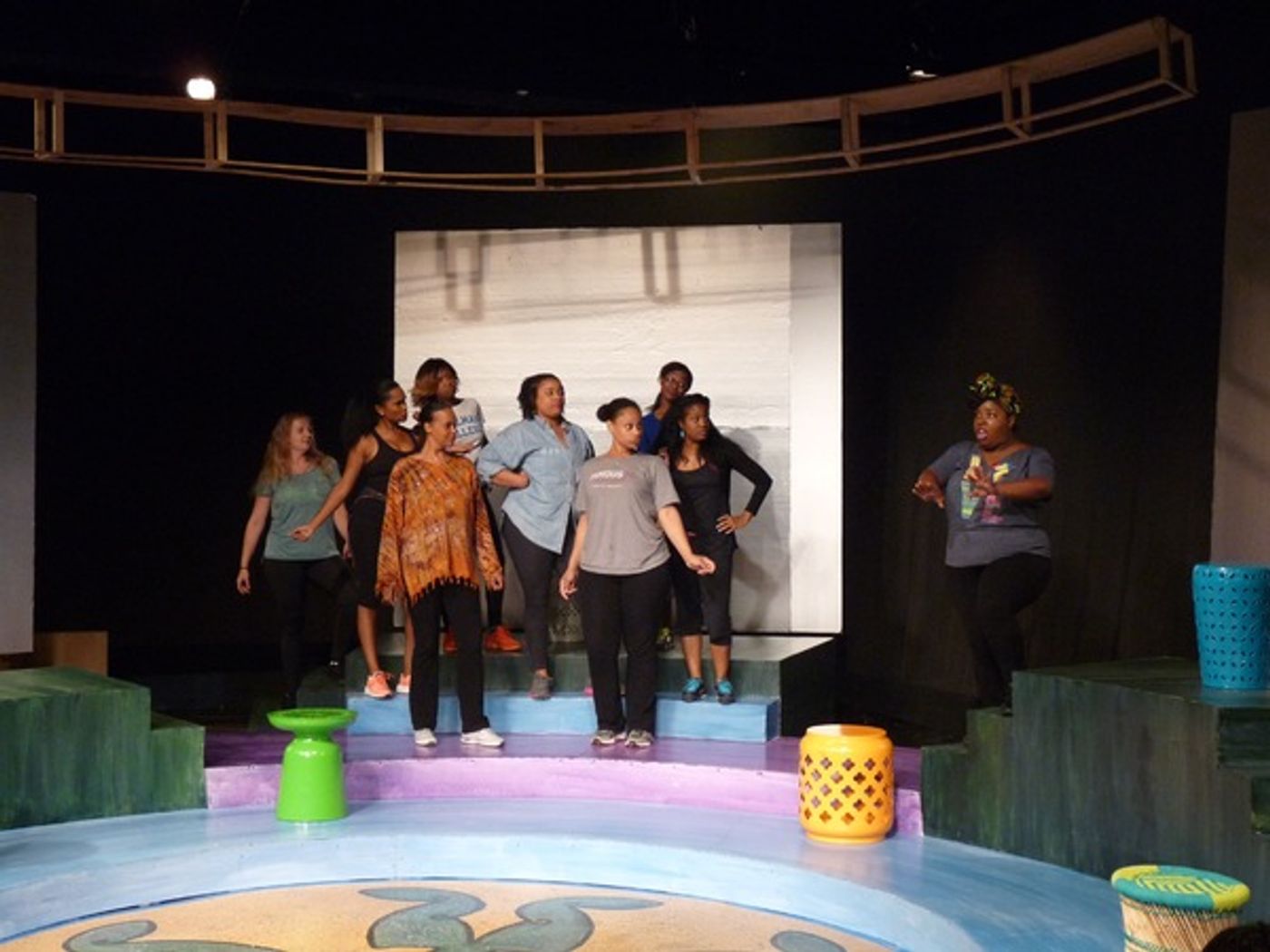 Photo Flash: In Rehearsal with 'DA KINK IN MY HAIR at Horizon Theatre  Image