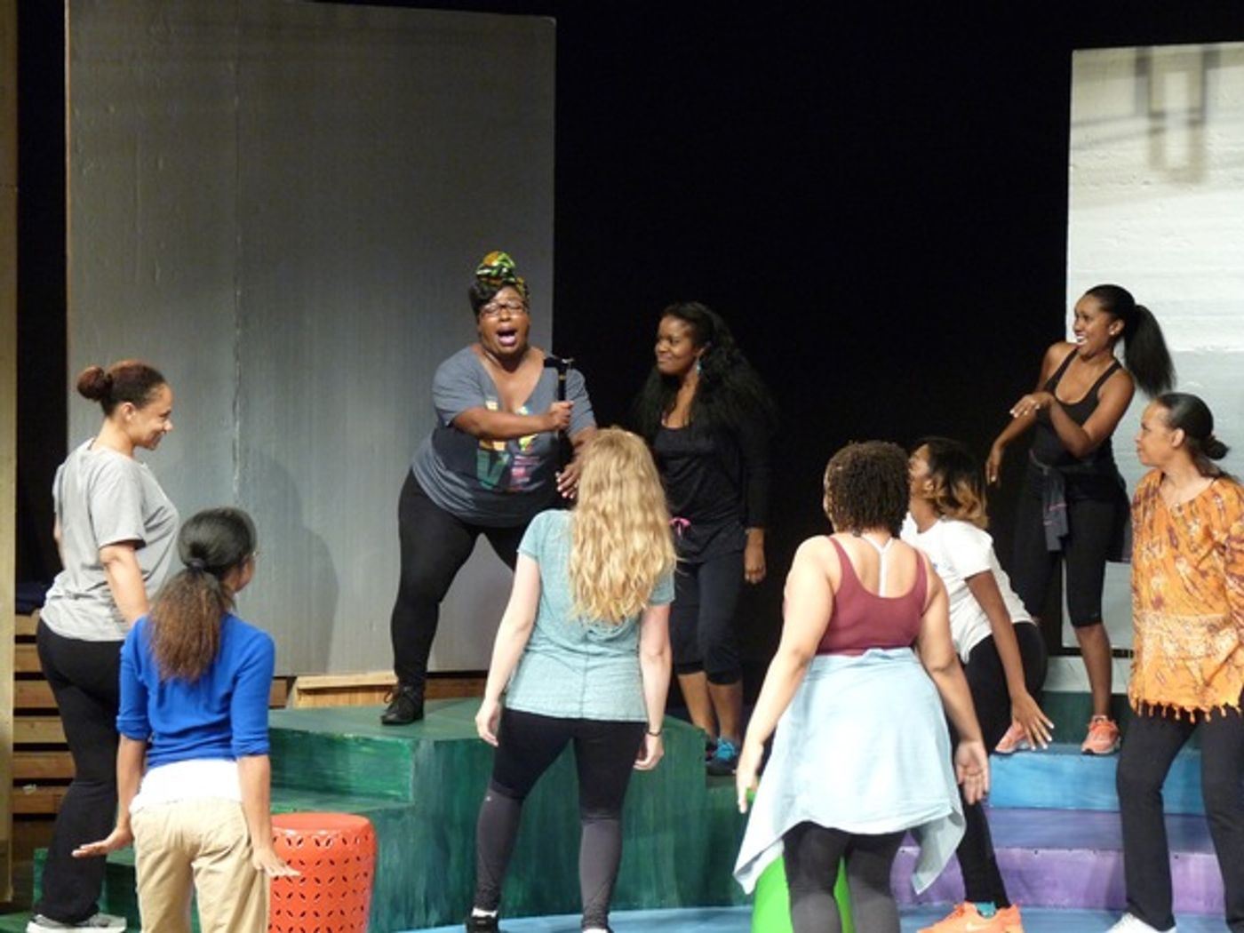 Photo Flash: In Rehearsal with 'DA KINK IN MY HAIR at Horizon Theatre  Image