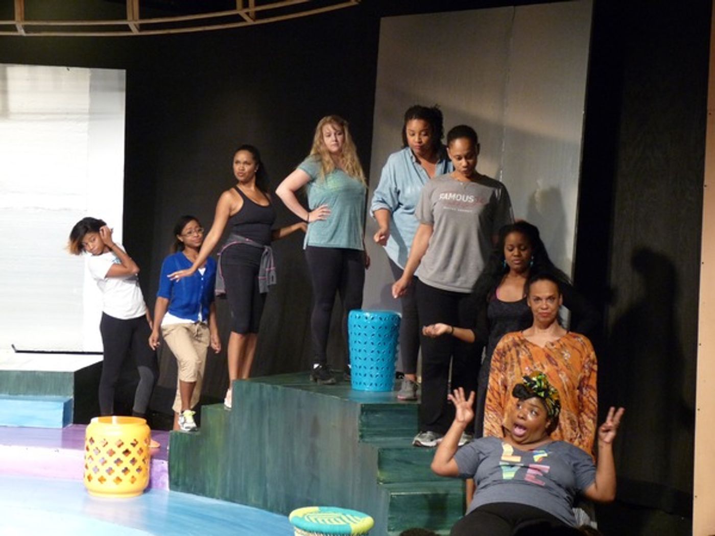 Photo Flash: In Rehearsal with 'DA KINK IN MY HAIR at Horizon Theatre  Image