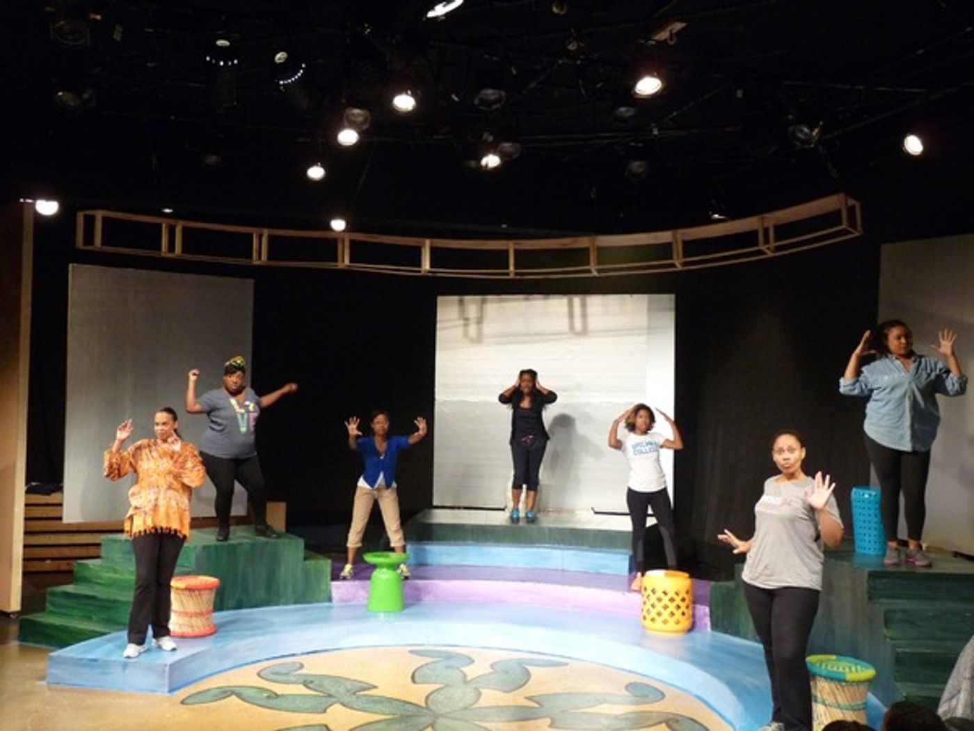 Photo Flash: In Rehearsal with 'DA KINK IN MY HAIR at Horizon Theatre  Image