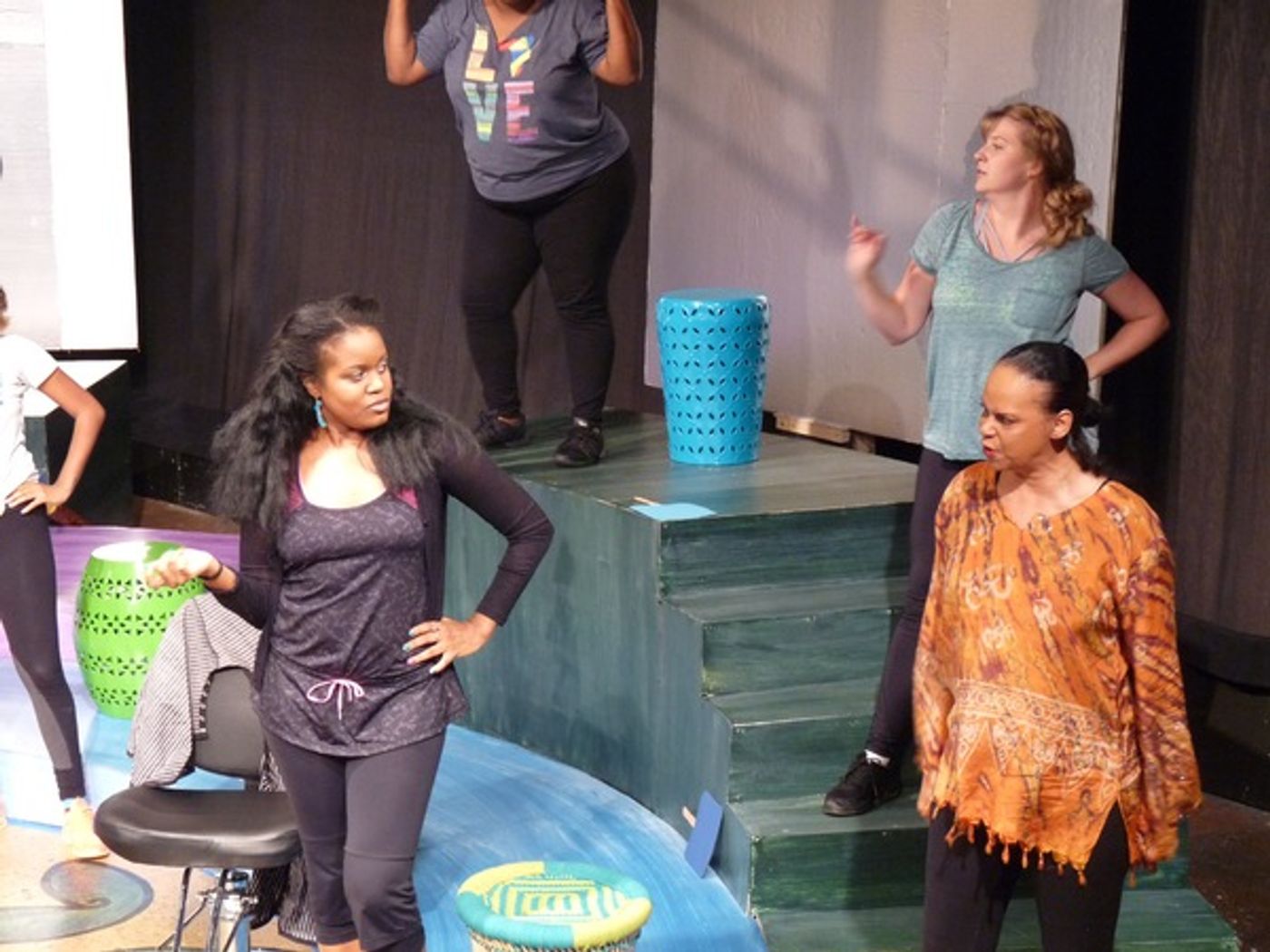 Photo Flash: In Rehearsal with 'DA KINK IN MY HAIR at Horizon Theatre  Image