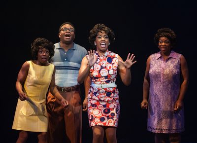 Felicia Curry, Durron Tyre, Zuri Washington, DesirÃ©e Roots. Photo by Aaron Sutten. Photo