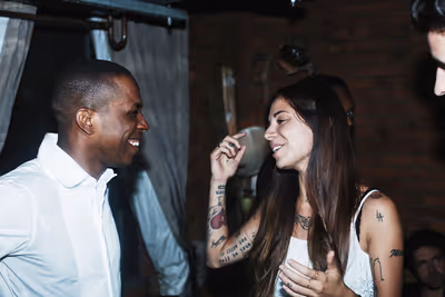 Leslie Odom Jr. and Christina Perri Photo