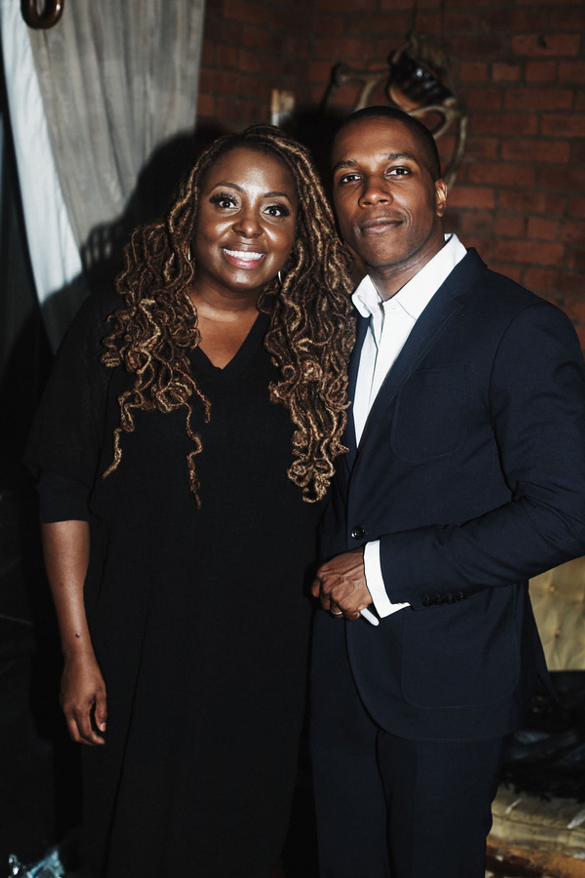 Surprise guest star Ledisi and Leslie Odom Jr. at 