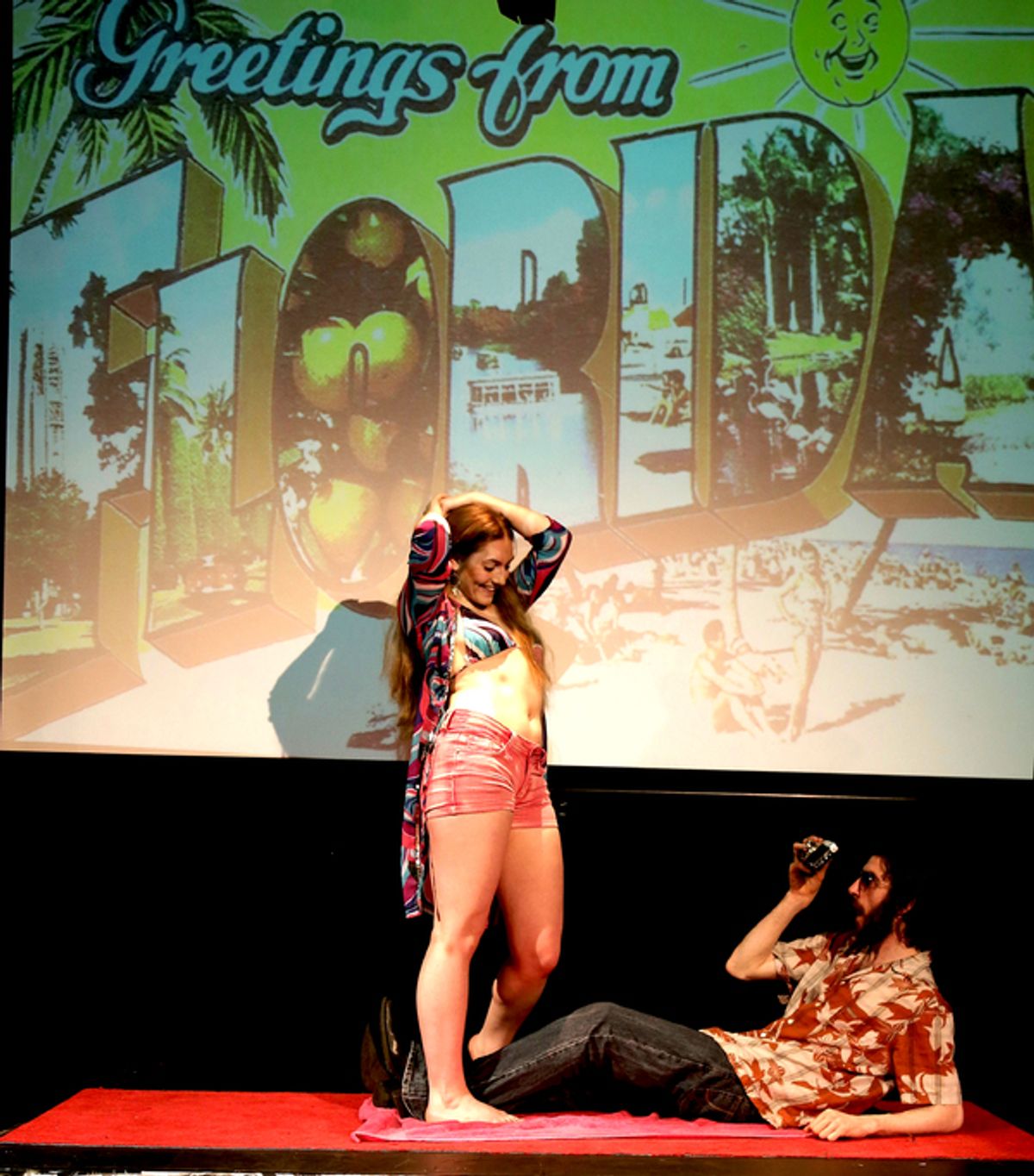 Celine Constantinides and Ash Preston at 