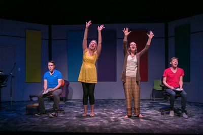 Mike L'Altrella as Jeff, Ashley McLeod as Heidi, Carey Van Hollen as Susan, and Rob B Photo