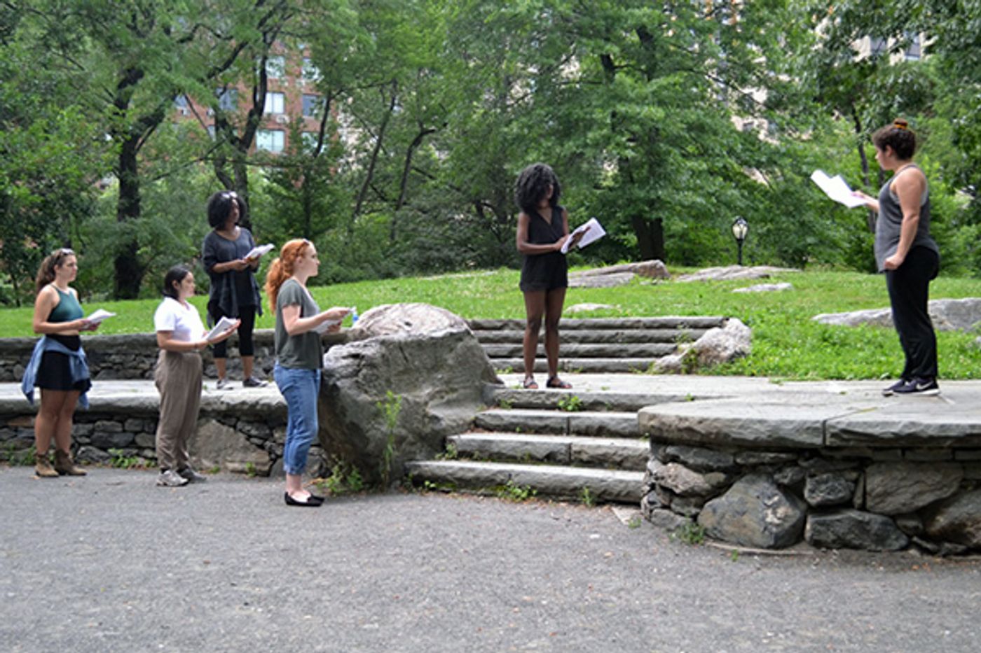 Photo Flash: A Look Inside Rehearsals of Everyday Inferno's IPHIGENIA AMONG THE TAURIANS  Image