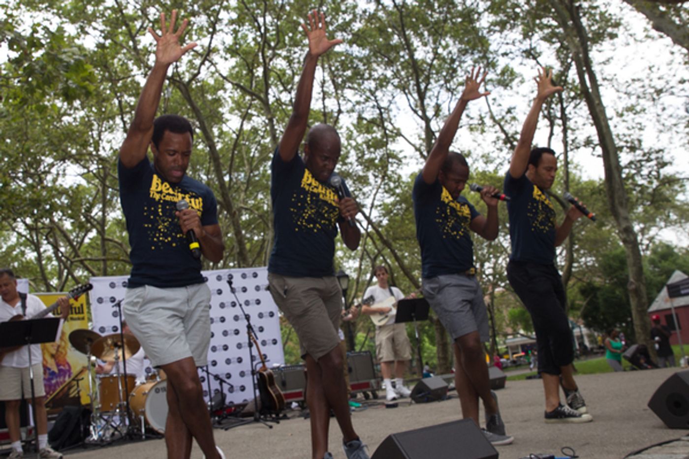 Photo Flash: Broadway in the Boros With Cast of BEAUTIFUL and Surprise Guest Darren Criss  Image