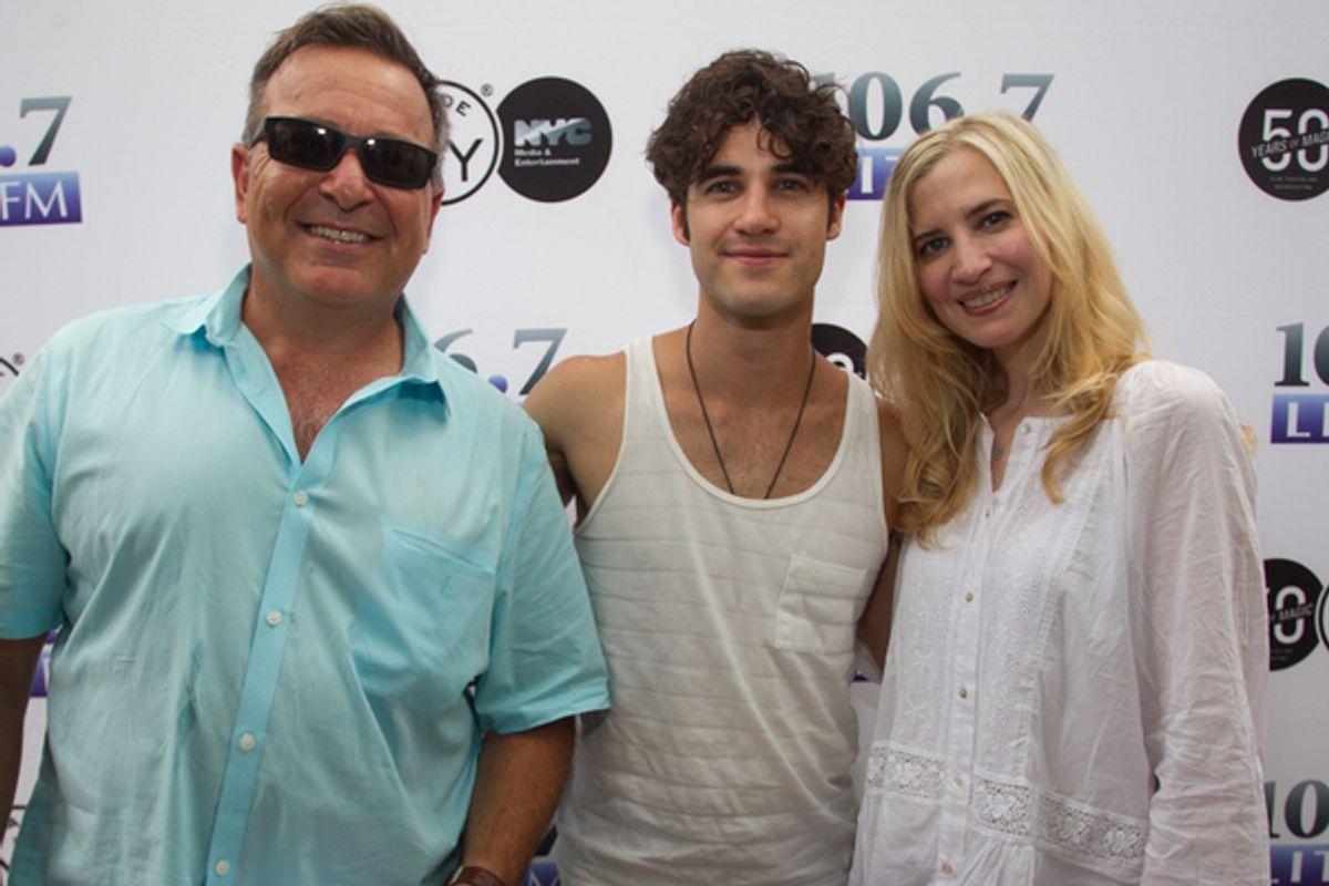 Bob Bronson, Darren Criss, Christine Nagy at 