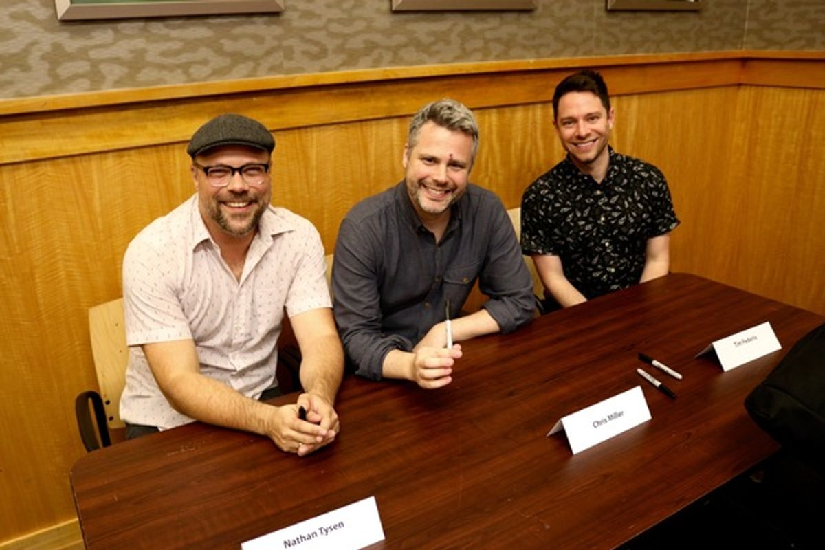 Nathan Tysen, Chris Miller and Tim Federle at 