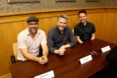 Nathan Tysen, Chris Miller and Tim Federle Photo