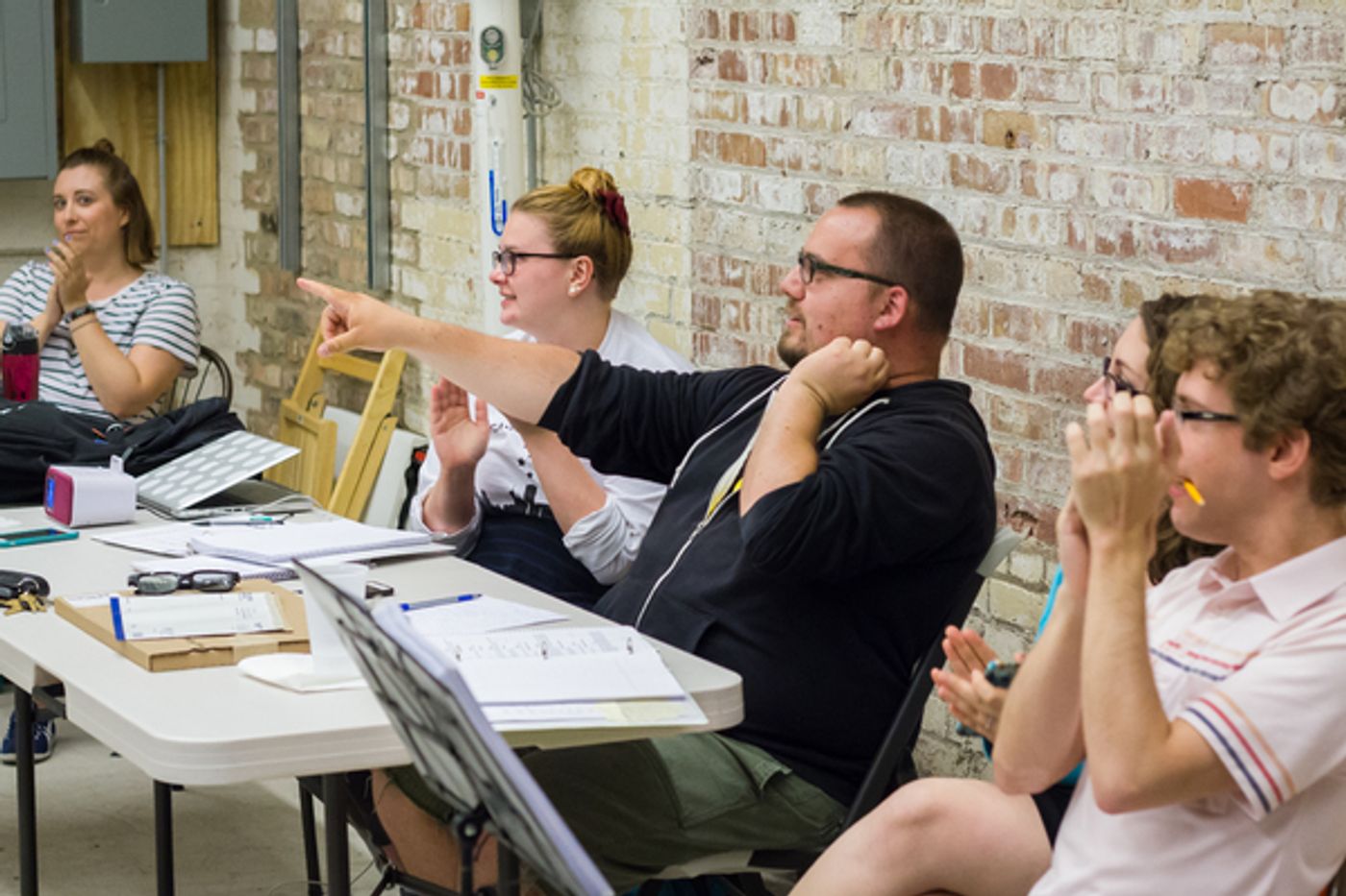 Photo Flash: NOW. HERE. THIS. In Rehearsal  Image