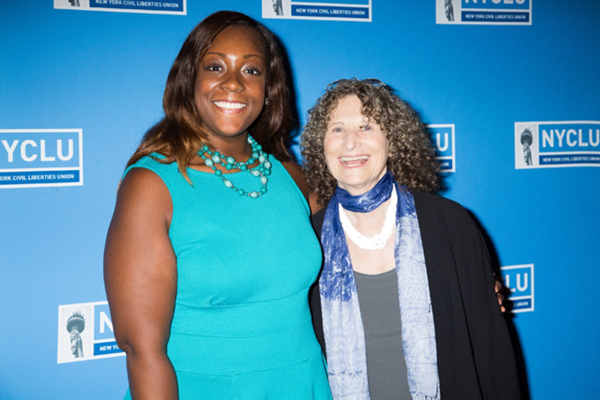 Dominique Sharpton, Donna Lieberman at 