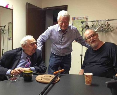 Fyvush FInkel, Stephen Sorokoff, William Finn Photo