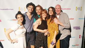 Emily Kron, Steven Grant Douglas, Mick Bleyer, Karis Danish, Kalli Siringis and Kevin B. McGlynn, the cast of THE GOLD. @ BroadwayWorld Emily Kron, Steven Grant Douglas, Mick Bleyer, Karis Danish, Kalli Siringis and Kevin Photo
