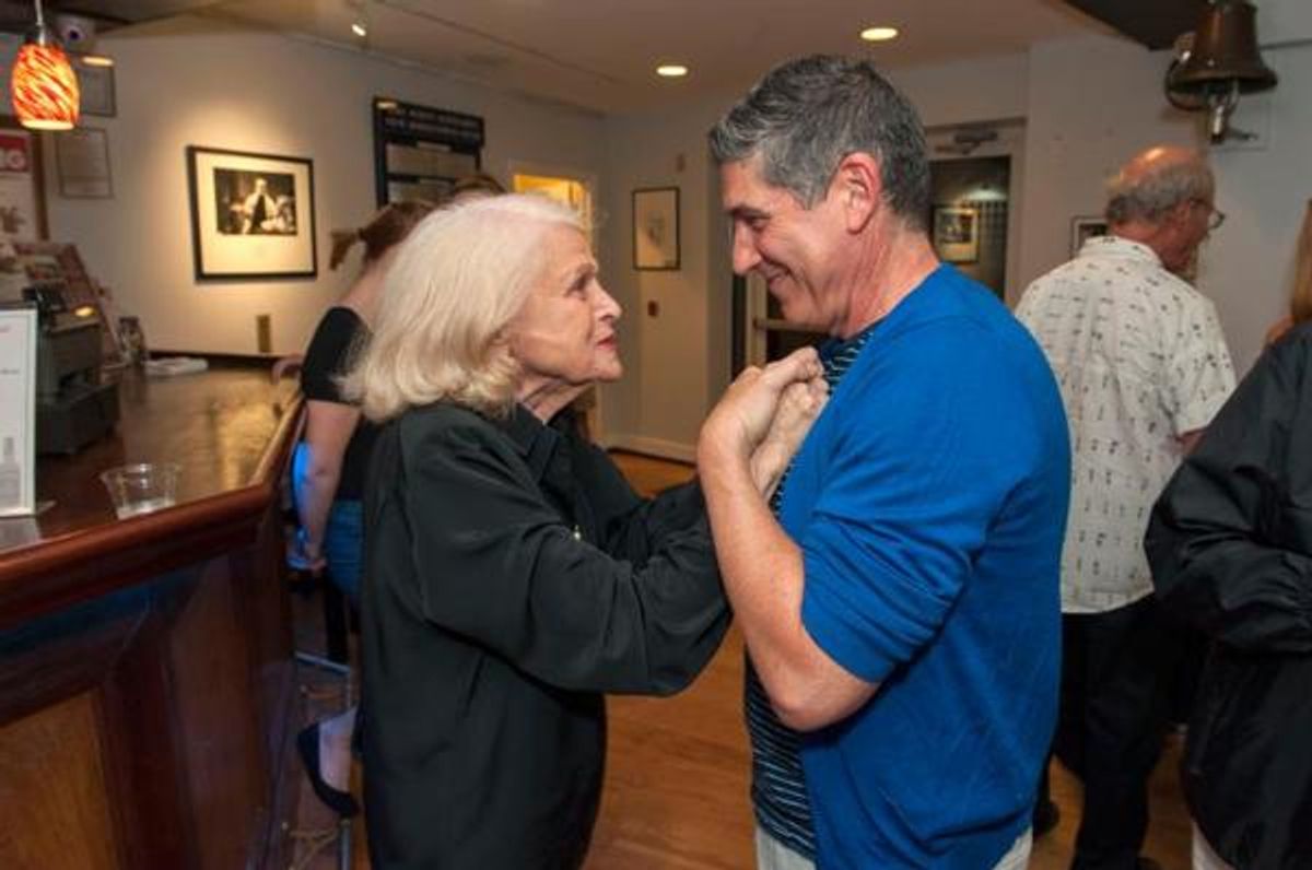 Edie Windsor and James Lecesne at 
