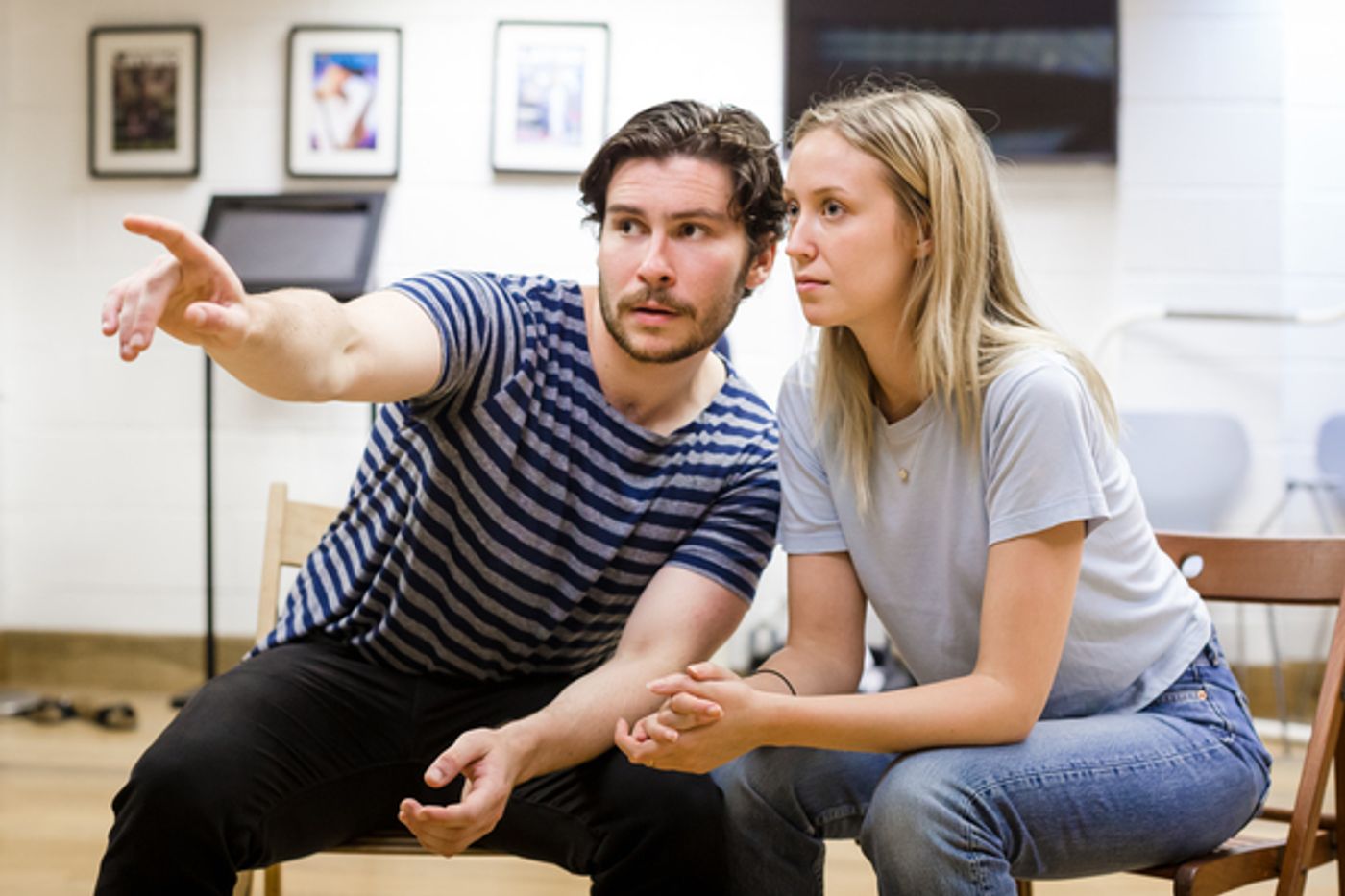 Photo Flash: Daniel Portman & Lily Loveless in Rehearsal for THE COLLECTOR  Image