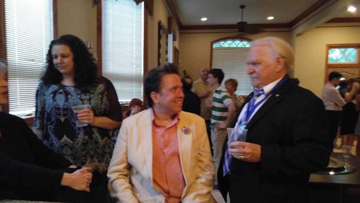 Suzanne Spooner-Faulk, Jonathan Pinkerton and Larry Keeton at 